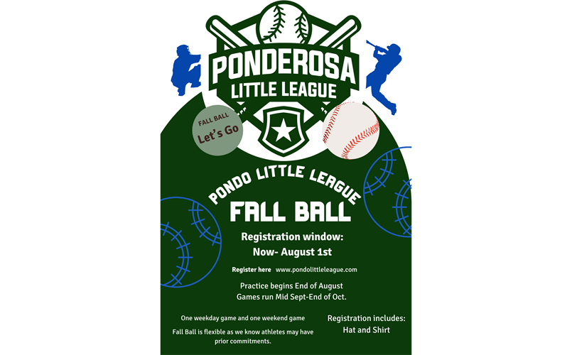 Fall Ball Registration OPEN